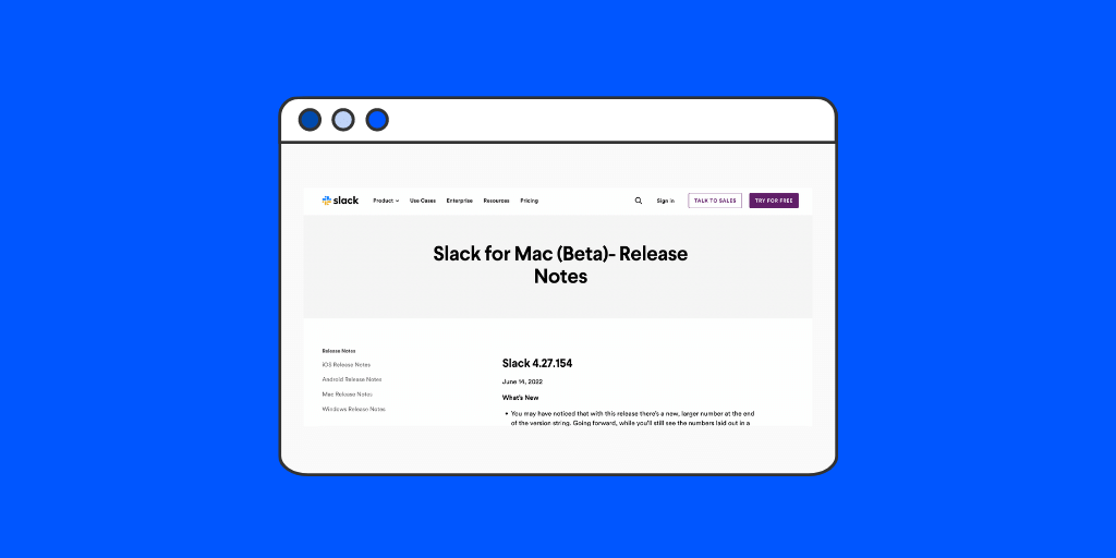 Alt: feature image top release note examples for beginners